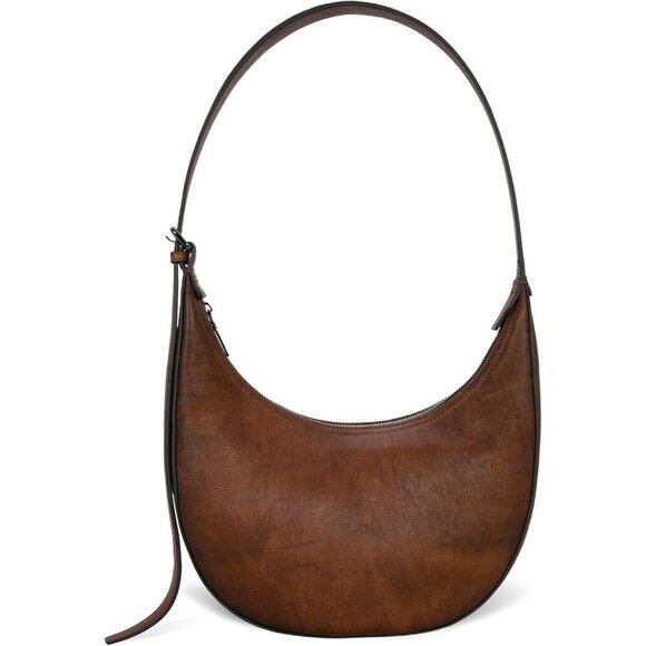 Handbags - Leather Crossbody Bag Women Hobo Purse Lightweight Designer Shoulder Stylish Cre